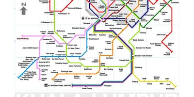 Mrt linija 3 pot map malezija