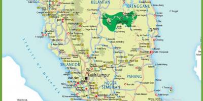Mrt zemljevid v maleziji